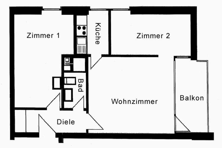 Habel Whg 9 Deichkieker Apartment วืคเอาฟ์เฟอร์ ภายนอก รูปภาพ